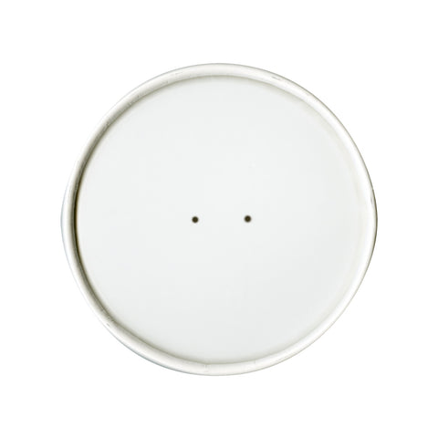 Solo® LID WHITE FOR FLEXSTYLE DOUBLE POLY CONTAINER 8 OZ