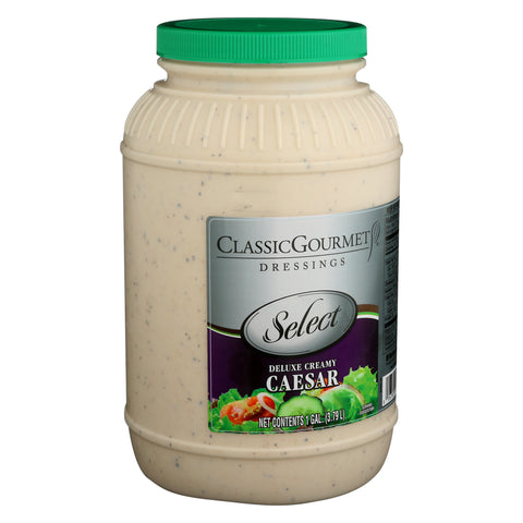 Ventura Foods Classic Gourmet Select Deluxe Creamy Caesar Dressing, 4 Gallon.