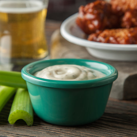 Carlisle RAMEKIN SMOOTH MELAMINE GREEN 4 OZ