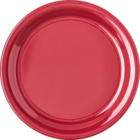 Carlisle PLATE DINNER NARROW RIM DURUS® MELAMINE ROMA RED 9