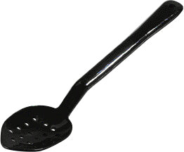 Spoon Serving Perforated Plastic Black 13