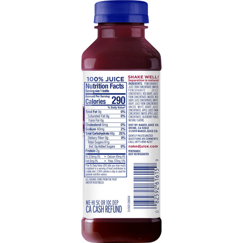 Naked Juice DRINK NAKED JUICE POMEGRANATE BLUEBERRY