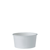 Solo® White CONTAINER PAPER FOOD SQUAT DOUBLE SIDED POLY 6 OZ