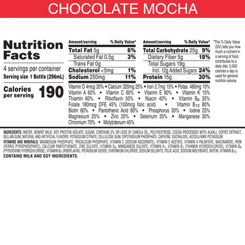 Kellogg's® DRINK SPECIAL K PROTEIN™ CAFE-INSPIRED SHAKES CHOCOLATE MOCHA