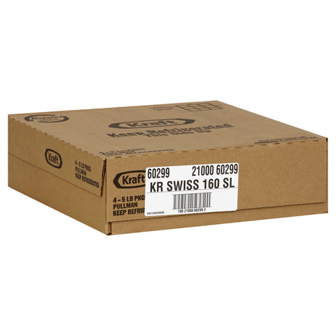 Kraft CHEESE AMERICAN SWISS SLICED 160 CT