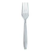 Fork Polystyrene Heavy Weight Clear