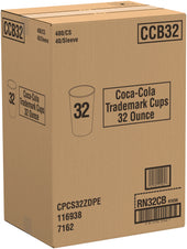 Coca Cola CUP PAPER COLD DOUBLE POLY 32 OZ