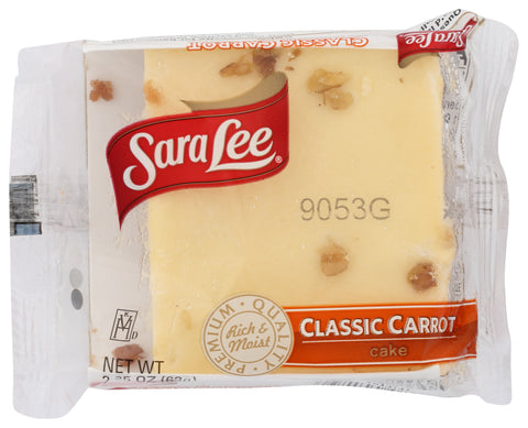 Sara Lee Iced Carrot Cake, 2.25 Ounce -- 24 per case.