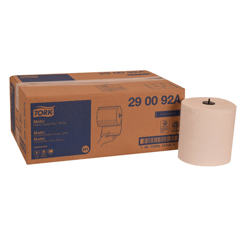 Essity Tork Advanced Matic White 2-Ply Paper Hand Towel Roll, 525 Feet -- 6 per case
