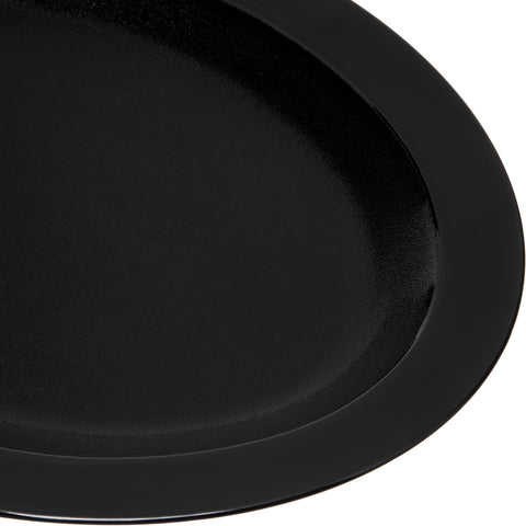 Carlisle PLATTER OVAL POLYCARBONATE BLACK 12X9