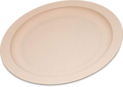 Carlisle PLATE NARROW RIM POLYCARBONATE TAN 9