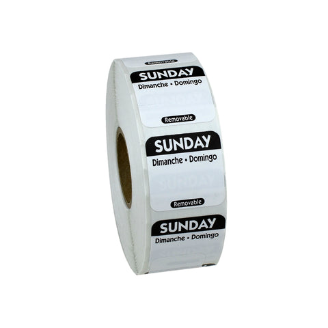 National Checking LABEL SUN TRILINGUAL 1X1 ROLL