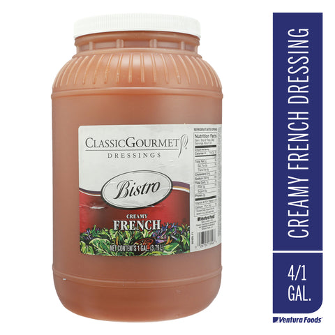 Ventura Foods Classic Gourmet Bistro Creamy French Salad Dressing, 4 Gallon.