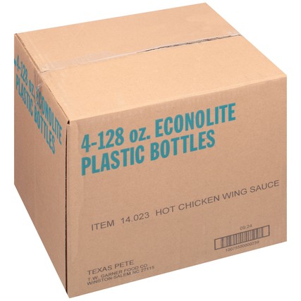 Texas Pete Hot Chicken Wing Sauce, 1 Gallon -- 4 Case