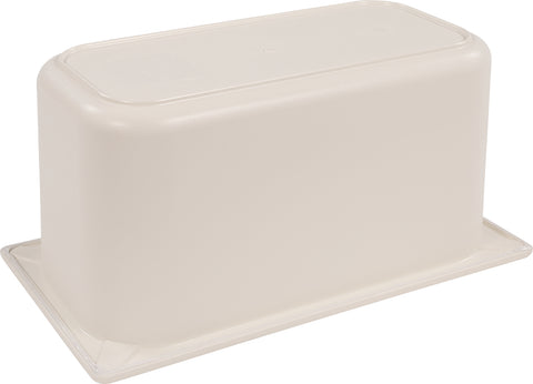 Carlisle PAN FOOD PLASTIC COLDMASTER 1/3 DIVIDED WHITE 6