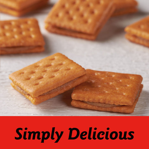 Cracker Sandwich Peanut Butter On Cheese