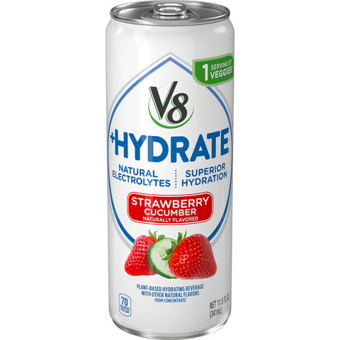 V8® DRINK STRAWBERRY CUCUMBER SUPERIOR HYDRATION CAN