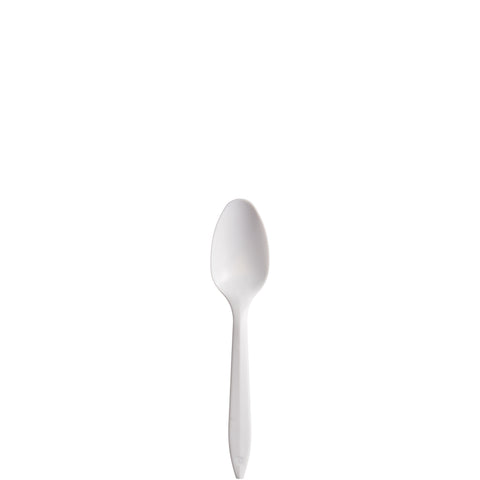 Spoon Tea Plastic Medium Weight White Pp