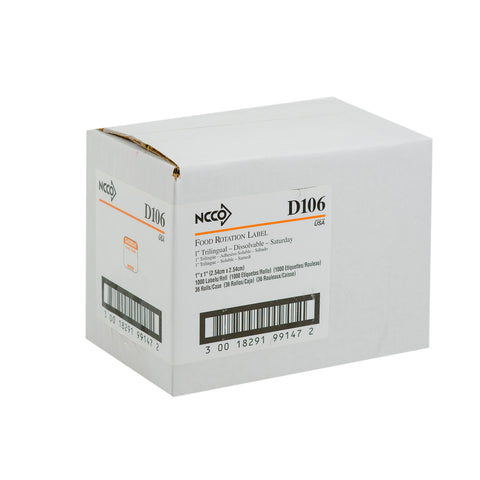 National Checking LABEL SAT 1X1 DISSOLVE-A-WAY