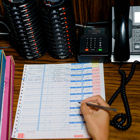 National Checking Company Carbonless Delivery Form - 4 Part White, 10 Order, 10.25 x 11 inch -- 300 per case.
