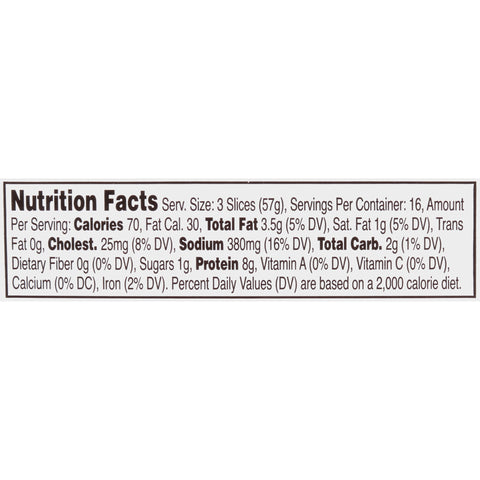 Briar Street Market HAM SMOKED HAM & WATER PRODUCT SLICED .67 OZ 10314760733