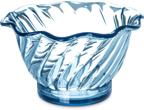 Carlisle DISH DESSERT TULIP ICE BLUE 5 OZ