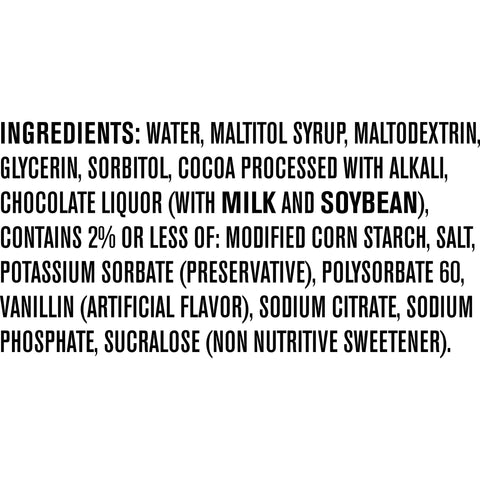 Smucker's® TOPPING CHOCOLATE LIQUID SUGAR-FREE TFF