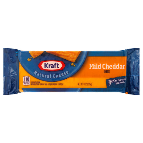 Kraft CHEESE CHEDDAR MILD BLOCK