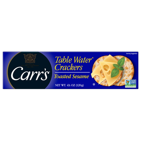 Carr's® CRACKER TABLE WATER® BAKED W/ TOASTED SESAME SEEDS