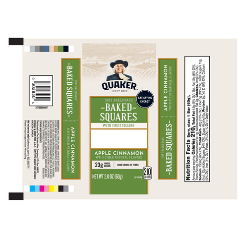 Quaker® QUAKER BFAST SQ APPLE CIN