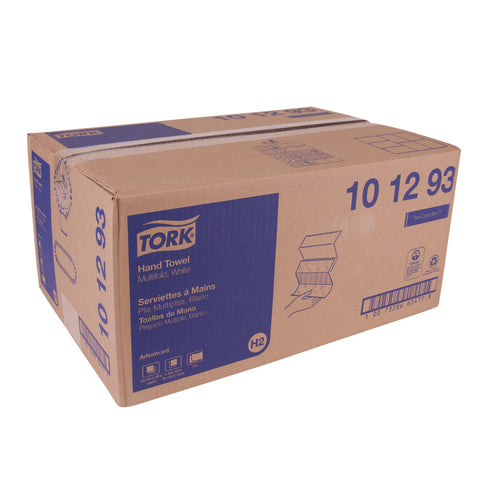 Towel Hand Multifold 3-panel White 2-ply 9.5x9.1
