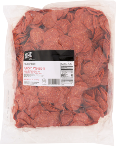Pepperoni Pork & Beef Sliced 14/oz 104237-0389