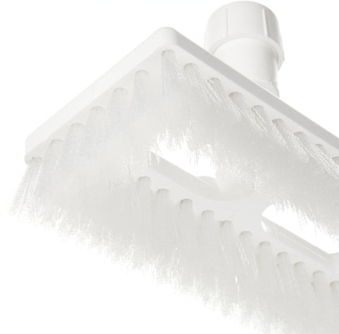 Carlisle BRUSH FLOOR SWIVEL SCRUB® W/ POLYESTER BRISTLES WHITE 8