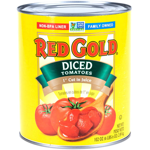 Red Gold TOMATO DICED IN JUICE 1