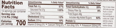 Sara Lee Bistro Collection Round Malted Chocolate Caramel Pie, 10 inch -- 2 per case.