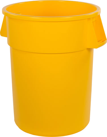 Carlisle CONTAINER WASTE BRONCO™ ROUND YELLOW 55 GAL