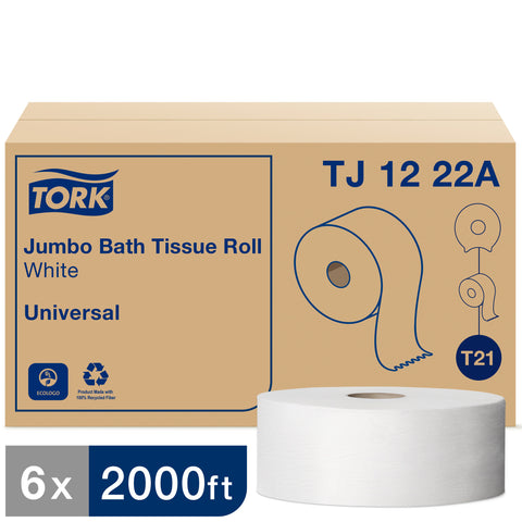 Tork Universal TISSUE TOILET JMBO 2PLY WHT
