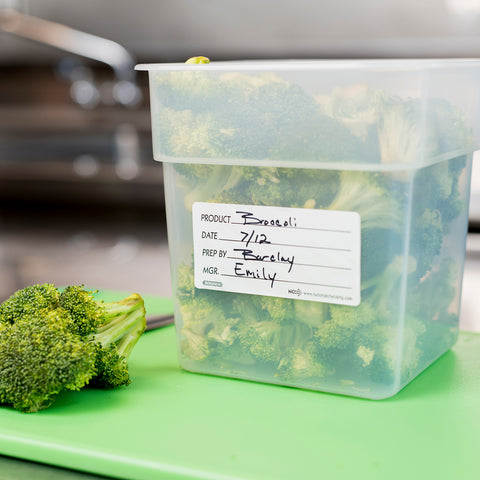 National Checking LABEL REMOVABLE SHELF LIFE 2X4