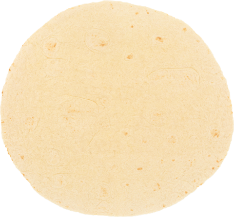 Tortilla Flour White Heat-pressed 12