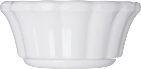 Carlisle RAMEKIN SCALLOPED MELAMINE WHITE 3 OZ