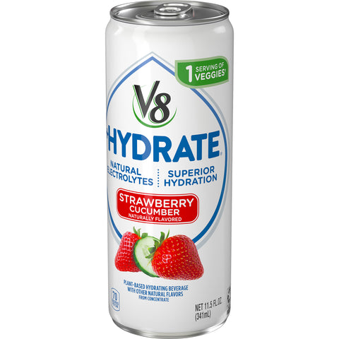 V8® DRINK STRAWBERRY CUCUMBER SUPERIOR HYDRATION CAN