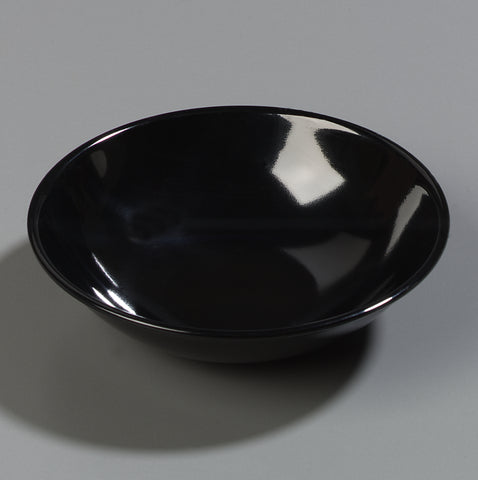 Carlisle BOWL SALAD MELAMINE BLACK 8 OZ