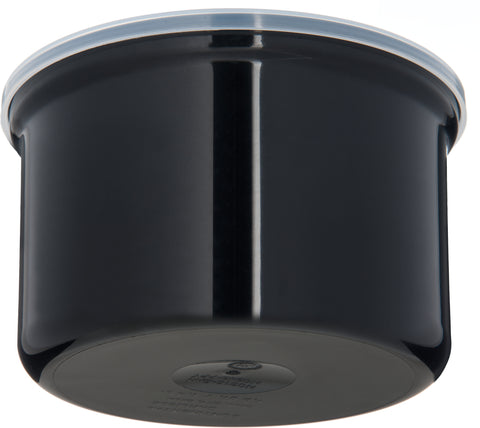 Carlisle CROCK CLASSIC™ W/ LID BLACK 1.5 QT