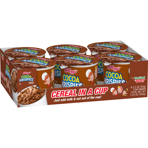 Kelloggs Cocoa Krispies Rice Cereals, 2.3 Ounce -- 60 per case.
