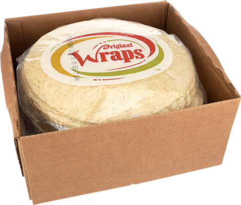Mexican Original® TORTILLA FLOUR HERB GARLIC PRESSED 12