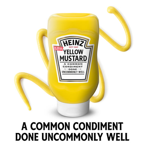Heinz Yellow Mustard, 20 Ounce -- 12 per case.