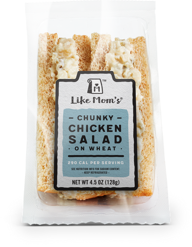 Mom's SANDWICH CHICKEN SALAD ON WHITE BREAD 4.5 OZ 10000051148