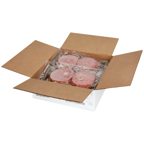 Farmland Water Added Bone In Smoked Ham Steak, 6 Ounce -- 4 per case.
