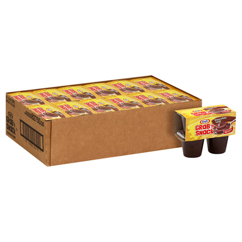 Handi Snacks Chocolate Pudding 4 Pack, 14 Ounce -- 12 Case