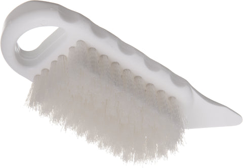 Brush Potato W/ Medium Stiff Polyester Bristles White 5.75